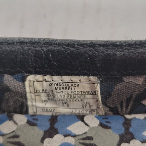 Merrell Zodiac Black Mary Jane Women’s Leather Casual Walking Flats  Size 7 - Picture 7 of 8